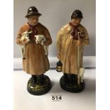 ROYAL DOULTON FIGURINES LAMBING TIME (HN1890) THE SHEPHERD (HN1975) RNS42485 COPR 1945