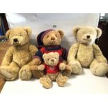 HARRODS TEDDY BEARS, 2003, 4, 8 AND 2016