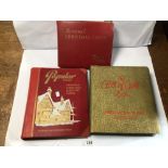 THREE ALBUMS OF VINTAGE CHRISTMAS CARDS, (REPS ALBUMS)