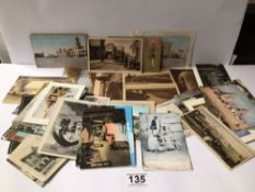 QUANTITY OF VINTAGE POSTCARDS MAINLY EGYPT