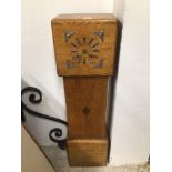 ART DECO GRANDMOTHER CLOCK W/O, 1-9CM