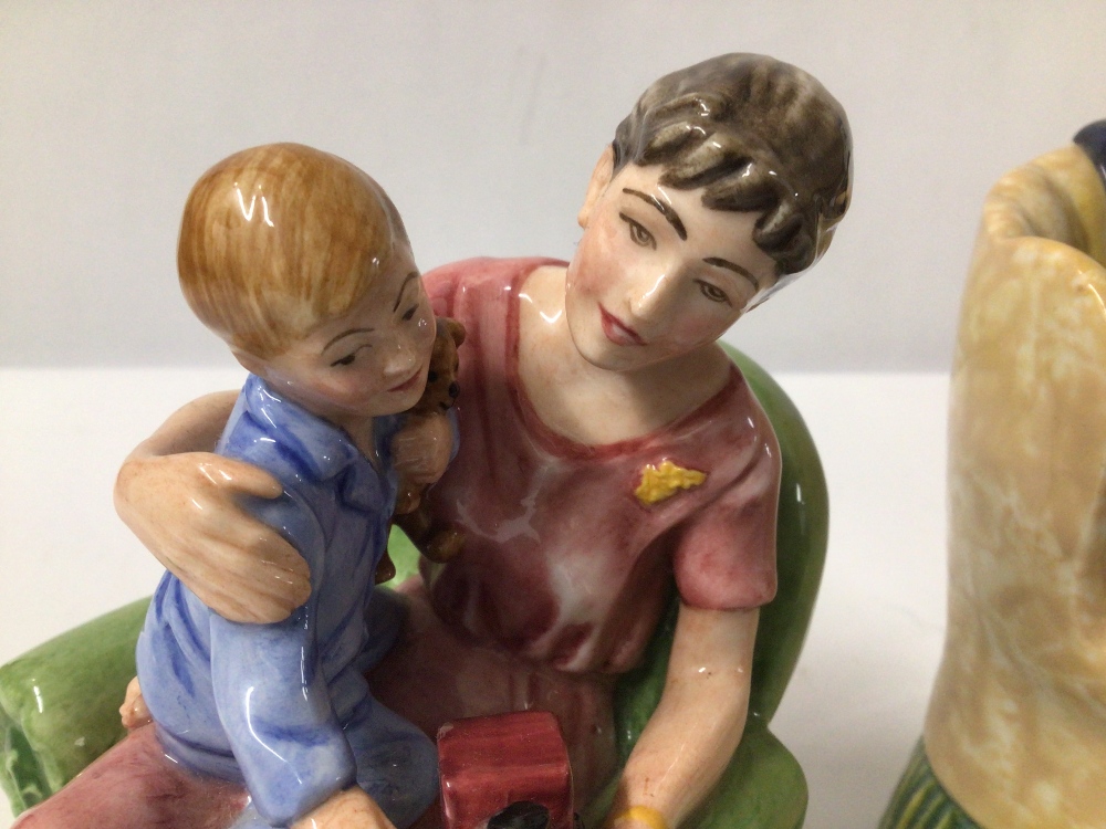 TWO ROYAL DOULTON FIGURINES, SWEET DREAMS (HN3830), AND WHEN I WAS YOUNG (HN3457) - Image 2 of 4