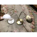 TWO VINTAGE DESK LAMPS