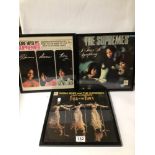 THREE TAMLA MOTOWN, SUPREMES POSTERS FRAMED AND GLAZED, 33 X 33CM