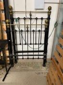 VICTORIAN BRASS BED SINGLE