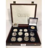 MIXED COLLECTABLES COINS, SHILLING, QUEEN ELIZABETH 80TH BIRTHDAY AND MORE