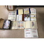 LARGE QUANTITY OF STAMP ALBUMS, STAMPS FROM AROUND THE WORLD