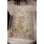 VINTAGE CHINESE STYLE RUG, 166 X 94CM