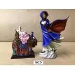 TWO ROYAL DOULTON FIGURINES MAY HN2746 AND PRINCESS BADOURA HN5651