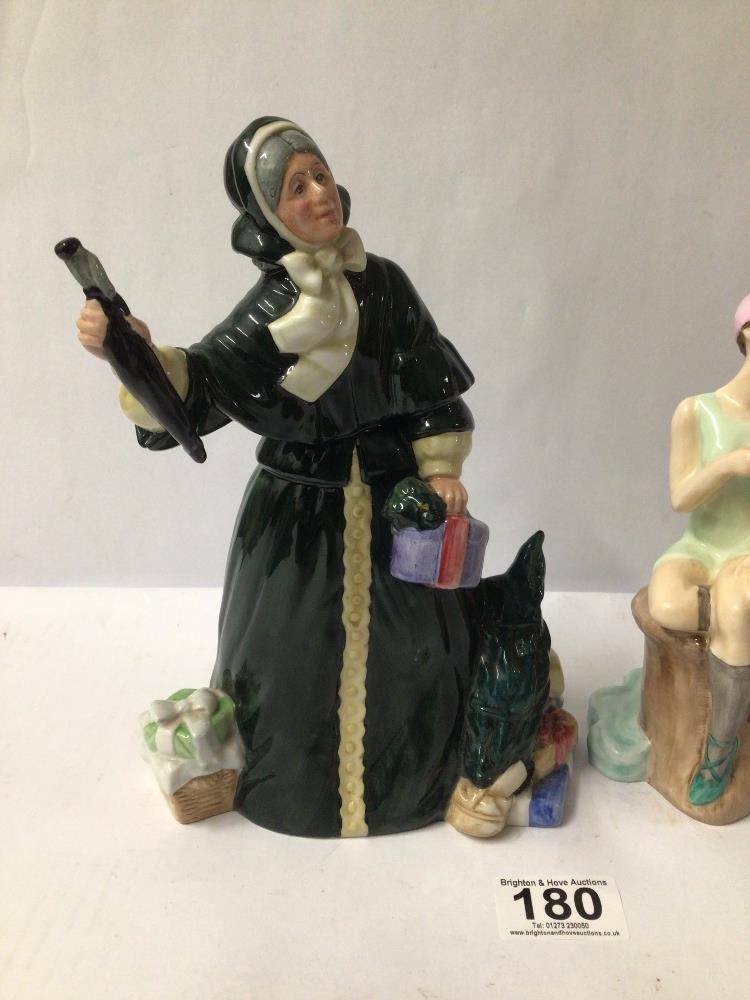 TWO ROYAL DOULTON FIGURINES. ‘CHRISTMAS PARCELS’ HN2851 AND LIMITED EDITION ‘COCA-COLA BATHING - Image 2 of 4