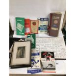 MIXED ITEMS, COLOUR PRINTS, MATCHBOXES, VINTAGE MAPS AND PHOTOGRAPHS