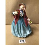 ROYAL DOULTON FIGURINE. ‘LADY CHARMIAN’ HN1948. 21CM HEIGHT.