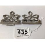 HALLMARKED SILVER NURSES BELT BUCKLE 45 GRAMS