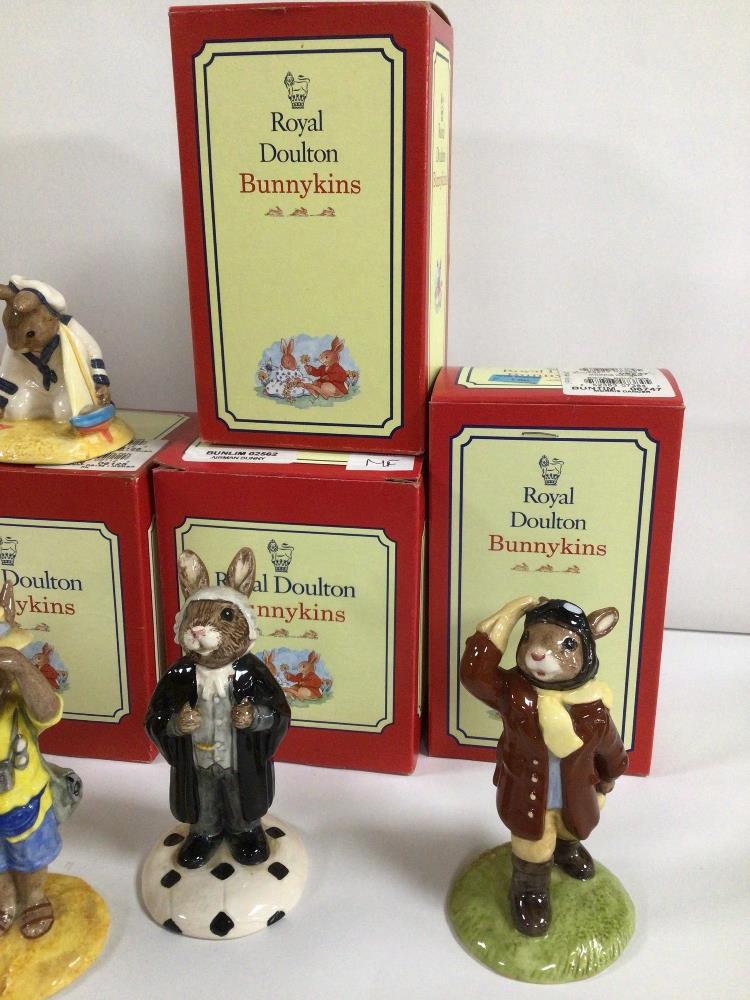 SEVEN ROYAL DOULTON BUNNYKINS, FATHER, SAILOR, TOURIST, AIRMAN, MORRIS DANCER, LAWYER AND JUDGE - Image 2 of 6