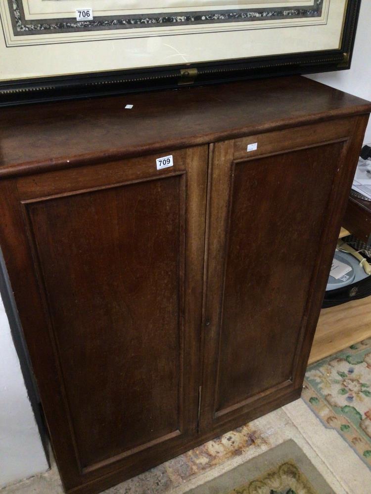 VINTAGE MAHOGANY CUPBOARD - Image 2 of 3