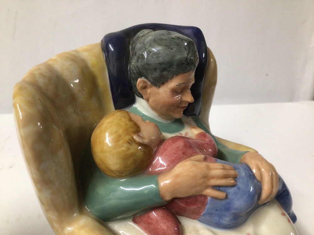 TWO ROYAL DOULTON FIGURINES, SWEET DREAMS (HN3830), AND WHEN I WAS YOUNG (HN3457) - Image 3 of 4