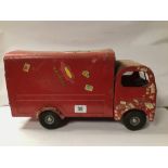 VINTAGE PRESSED STEEL TRIANG LORRY, 47CM