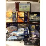 MIXED BOXED CORGI CLASSICS, AVIATION ARCHIVE WITH TWO MODEL KITS, SPECIAL HOBBY AND REVELL.