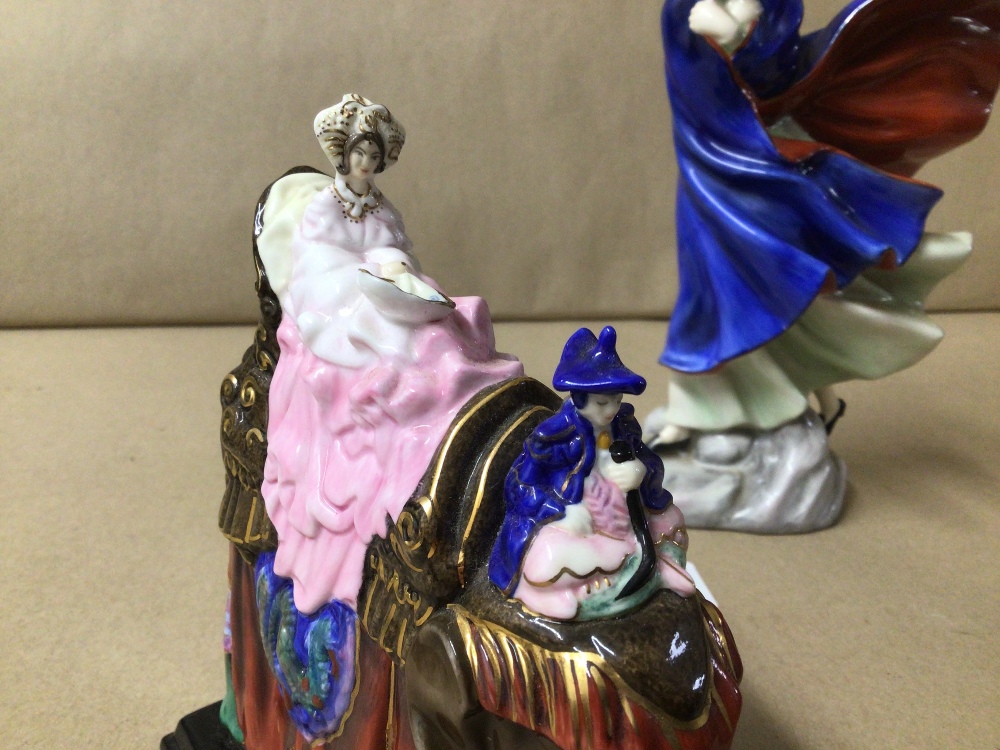 TWO ROYAL DOULTON FIGURINES MAY HN2746 AND PRINCESS BADOURA HN5651 - Image 3 of 4