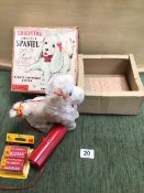 VINTAGE CRAGSTAN JAPANESE BATTERY-OPERATED TOY POODLE W/O BOXED