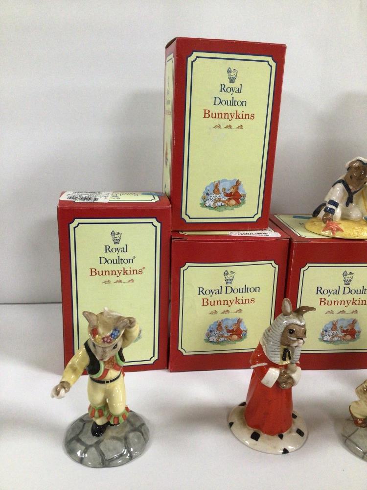 SEVEN ROYAL DOULTON BUNNYKINS, FATHER, SAILOR, TOURIST, AIRMAN, MORRIS DANCER, LAWYER AND JUDGE - Image 4 of 6