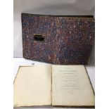 1793, BOOK THE ELEMENTS OF FARRIRY BY CHARLES VIAL DE SAINBEL A/F WITH AN 1871 LEATHER BOUND BOOK