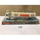 1970’S SEALED AND BOXED DIE-CAST DINKY MODEL OF AN ESSO A.E.C FUEL TANKER (945).