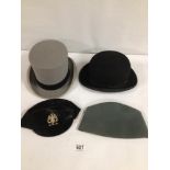 HATS, TOP HAT, LINCOLN AN BENNETT, BOWLER HAT LOCK AND CO, AND MORE