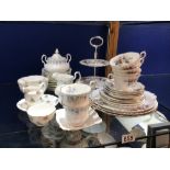 ROYAL ALBERT LAVENDER ROSE (16 PIECES), ROYAL ALBERT MEMORY LANE (17 PIECES) AND 5 PIECES OF CROWN