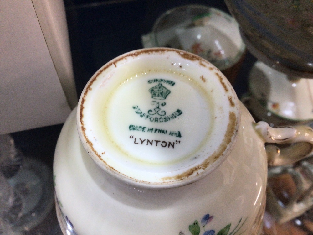 CROWN (LYNTON) PART TEA SET OF 20 PIECES - Image 3 of 3