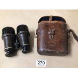 PAIR OF MILITARY BINOCULARS BY BAROUX AND BION