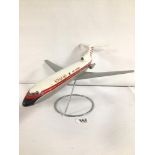 SPACE MODELS LTD DESKTOP MODEL AIRPLANE HS121 TRIDENT, SCALE 1/100TH AIR ALGERIE, DATES TO THE 1960S