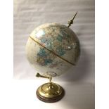 VINTAGE GLOBE BY REPLOGLE GLOBES LTD GLOBE DIAMETER, 29CM