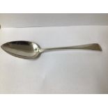 GEORGE III HALLMARKED SILVER TABLESPOON BY WILLIAM BATEMAN, 22CM, 66 GRAMS