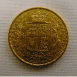 1864 Victorian sovereign