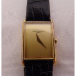 Vacheron Constantin 15206 ladies 18ct yellow gold wristwatch on original leather strap