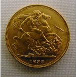 1899 Victorian sovereign