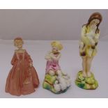 Royal Worcester figurines modelled by F G Doughty to include 3081 Grandmothers Dress, 3014 My