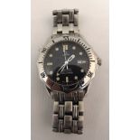 Omega Seamaster Professional 300m stainless steel gentlemans wristwatch with date aperture