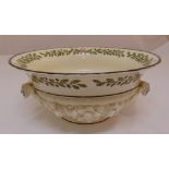 An early 20th century Queensware bowl made by James Powell and Sons for Wedgwood, marks to the base,