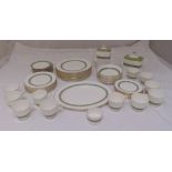 Royal Doulton Rondelay dinner and tea service to include plates, bowls, teapot, coffee pot, cups and