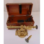 Director No 5 gun sighting theodolite, for setting the angle and elevation of heavy artillery in WW1
