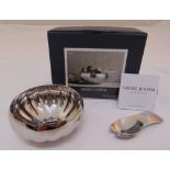 Georg Jensen olive dish and spoon in original packaging (as new)