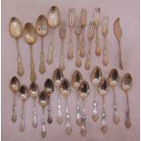 A quantity of American white metal flatware by Reed & Barton circa 1898 (25)