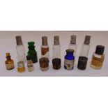 A quantity of antique medicine bottles and containers (14)