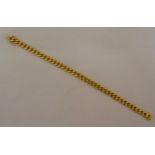 18ct yellow gold bracelet, approx total weight 45.6g