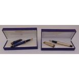 Two Waterman fountain pens in original fitted cases