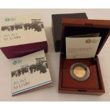 The Royal Mint 2018 gold proof fifty pence Representation of the People Act, limited edition 151/