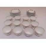 Shelley teaset for twelve place setting to include plates, cups and saucers (36)