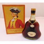 Cognac Hennessy X.O. in fitted presentation packaging 70% proof, 1970 bottling